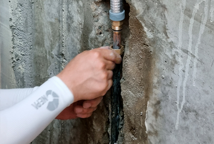 인천시 동구 싱크대 누수문제 탐지 및 시공 진행 해결완료