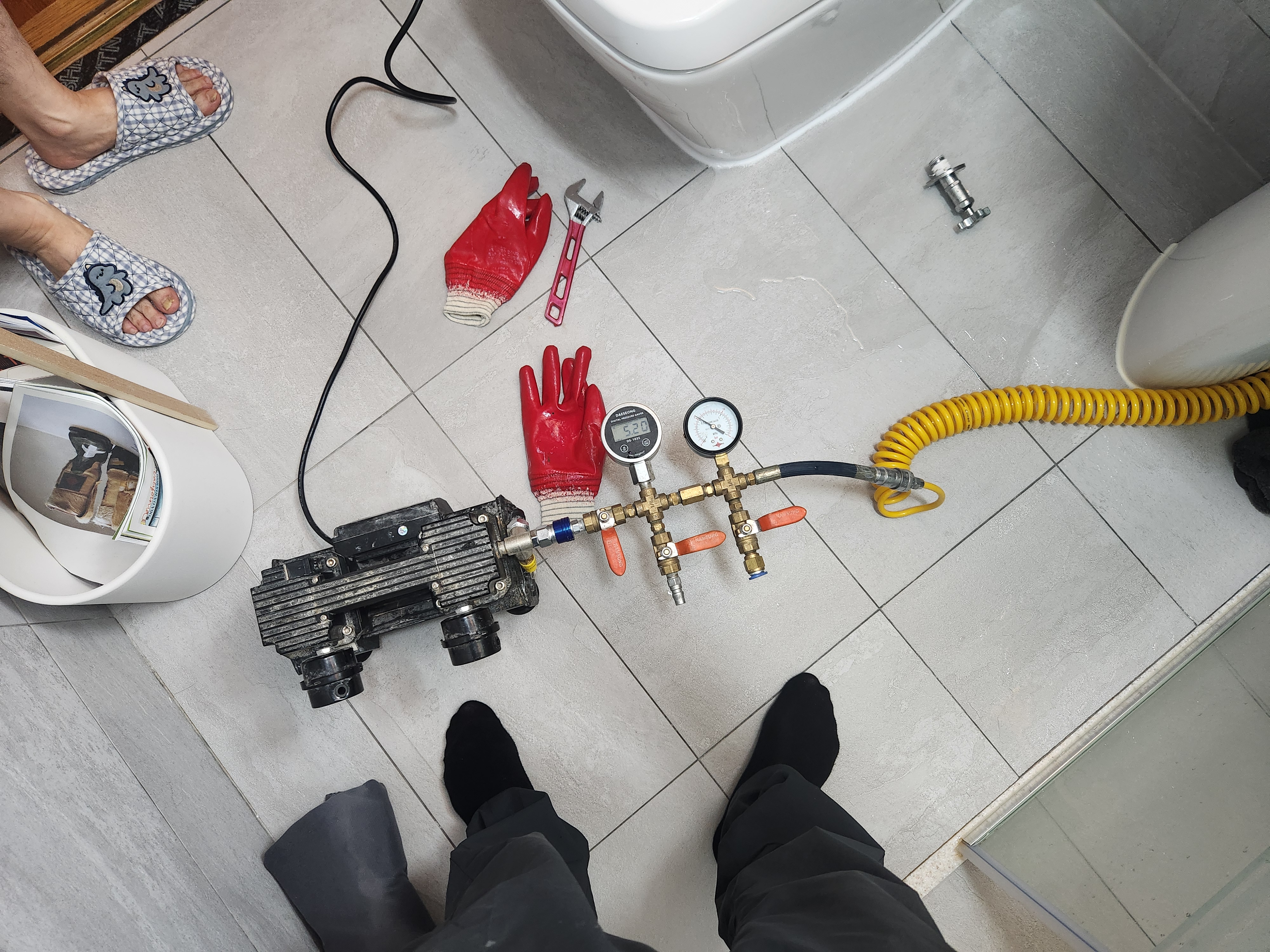 강남 아파트 화장실 누수, 정밀 탐지 후 보수 사례